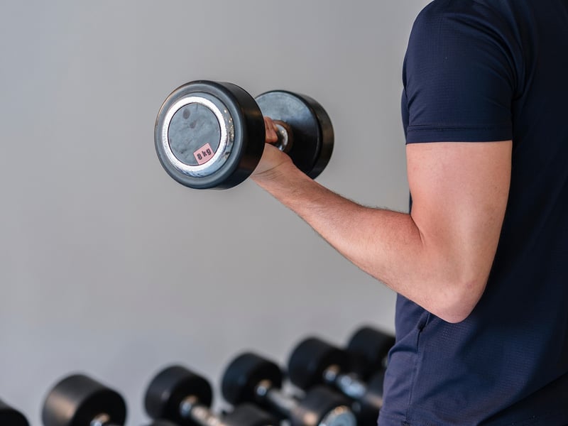 Fitness Gym Dumbbells Training